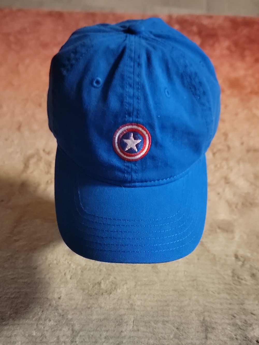 Marvel Kids Blue Captain America Shield Baseball Cap NWOT